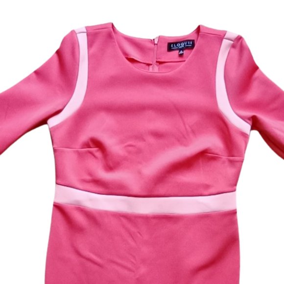 ELOQUII Flare Sleeve Scuba Dress - Picture 2 of 6